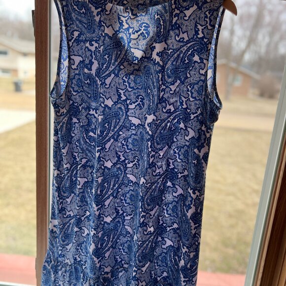 Blue Summer Plus Size Dress - Picture 1 of 5